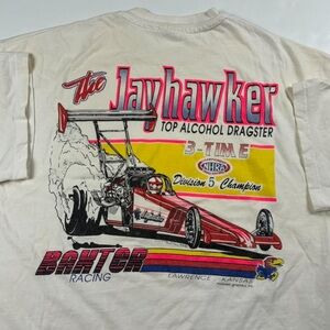 001 - VINTAGE 90s NHRA RACING DRAGSTER RACE CAR T SHIRT